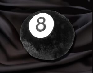 8Ball Plush Pillow