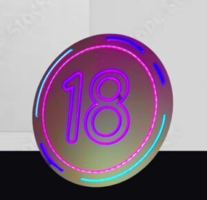 '18' Neon