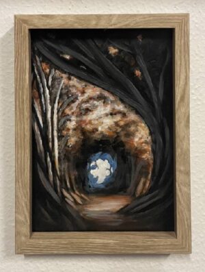 A26 Framed Oil painting