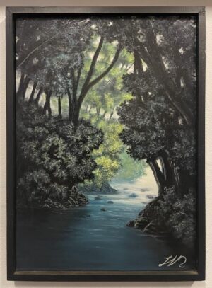 A31 Framed oil painting